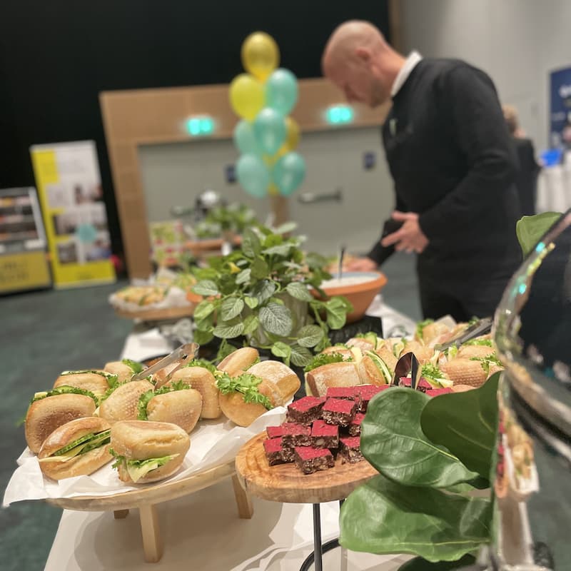 Fikabuffé från Publitech Live 2025.