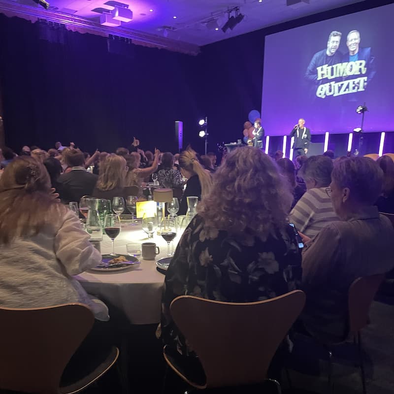 Middagsunderhållning från Publitech Live 2025.