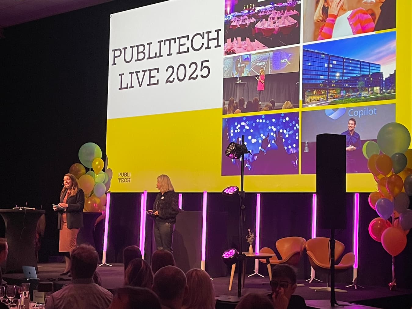 Eleonor och Kristina från Publitech presenterar 2025 års upplaga av Publitech Live.
